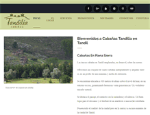 Tablet Screenshot of cabaniastandilia.com.ar